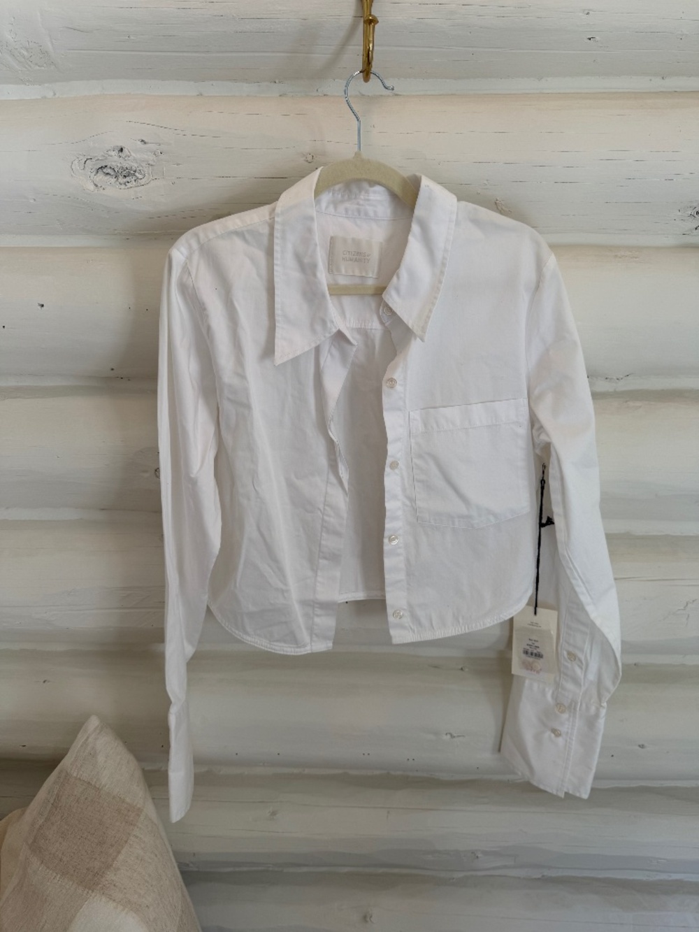 Bea Crop Button Down by Citizens of Humanity